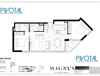 5032/59 O'Connell St, Kangaroo Point, Brisbane - Eastern Region, 2 غرف, 2 حمامات, Apartment