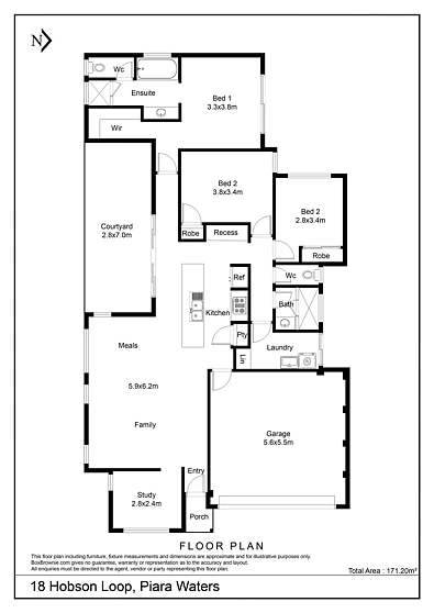 18 Hobson Loop, Piara Waters, WA 6112, 3房, 2浴, House