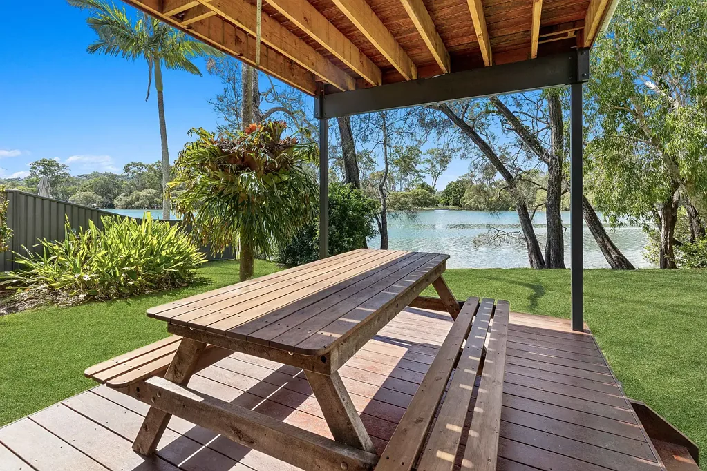 Fully Furnished Waterfront Home Opposite Shops & Walk to Beach