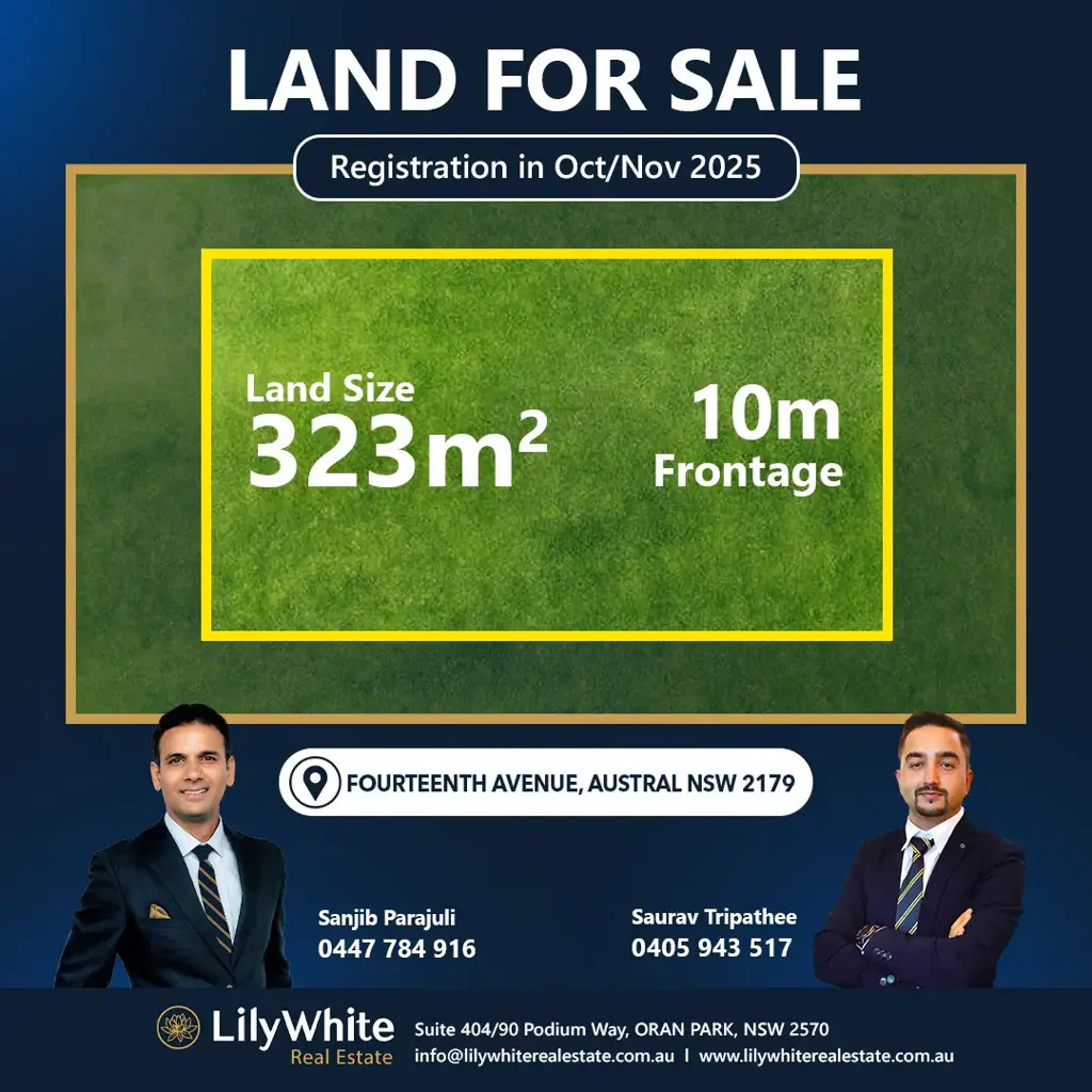 Austral Secure Your Land in Austral | Registering Oct–Nov 2025