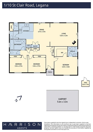 1/10 St Clair Road, Legana, TAS 7277, 3 chambres, 2 salles de bain, House
