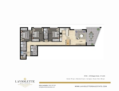 4/78 Depper Street, St Lucia, QLD 4067, 3 Kuwarto, 3 Banyo, Apartment