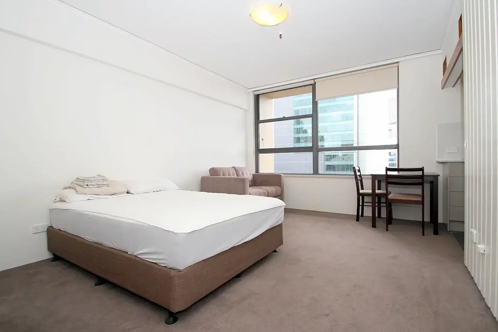 Partly furnished studio apartment