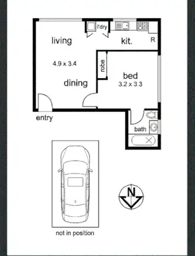 7/50 Burnley Street, Richmond, VIC 3121, 1 rūma, 1 rūma horoi, Apartment