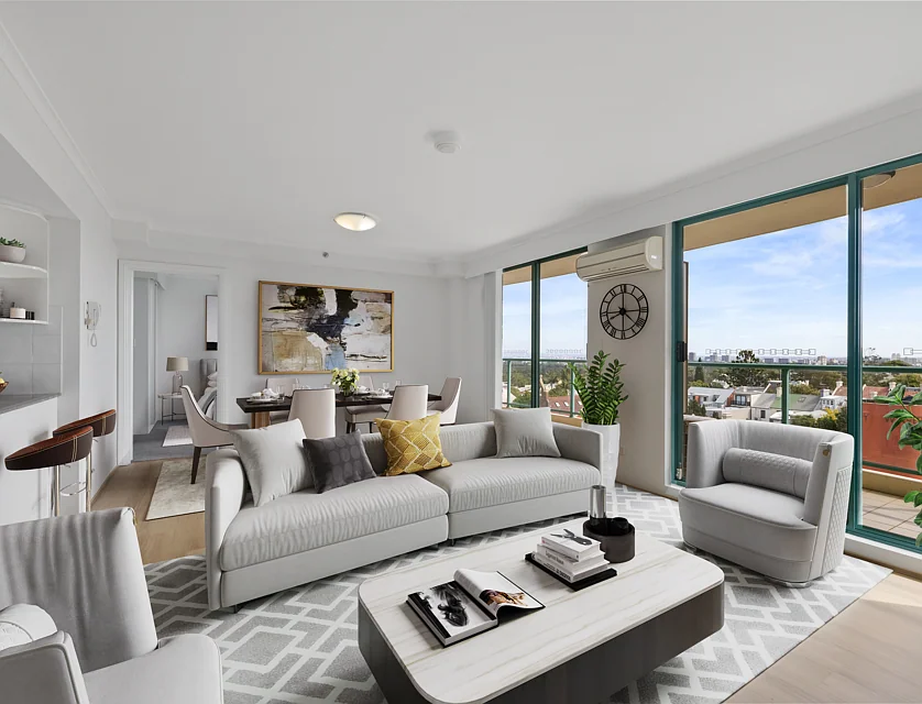 707/1 Spring Street, Bondi Junction, Eastern Suburbs, 3 침실, 2 욕실, Apartment