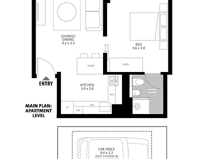 25/22 Mosman Street, Mosman, Lower North Shore, 1房, 1浴, Apartment