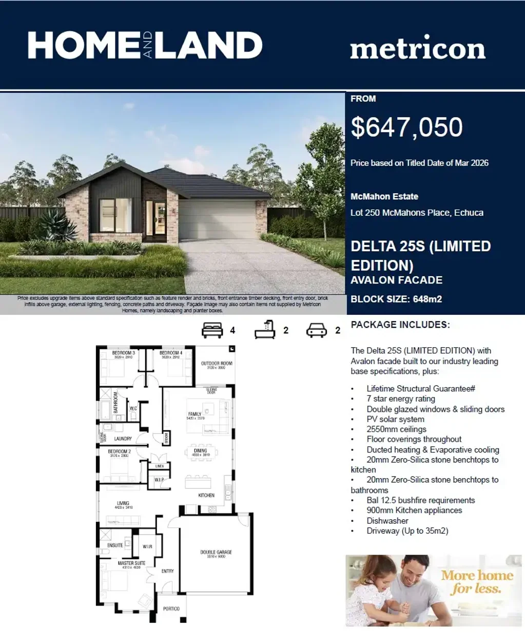 Echuca 4 Bedroom Where the country meets modern living.