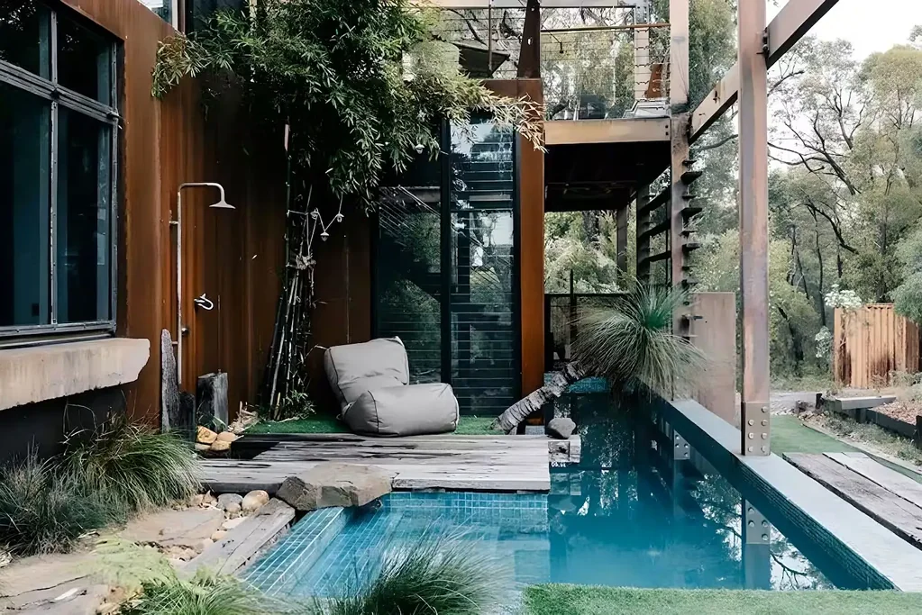 Callignee 2 Slaapkamer Off-grid Architectural Marvel in secluded bushland oasis