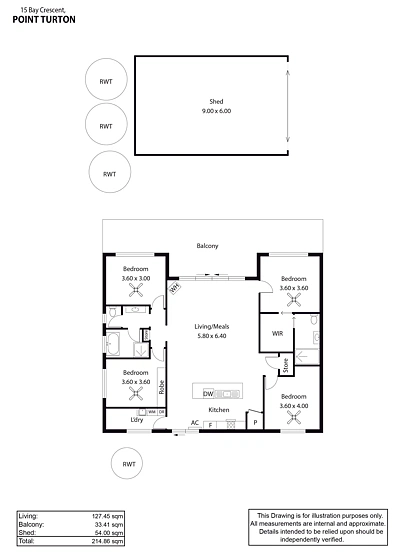 19 Bay Crescent, Point Turton, SA 5575, 4 침실, 2 욕실, House
