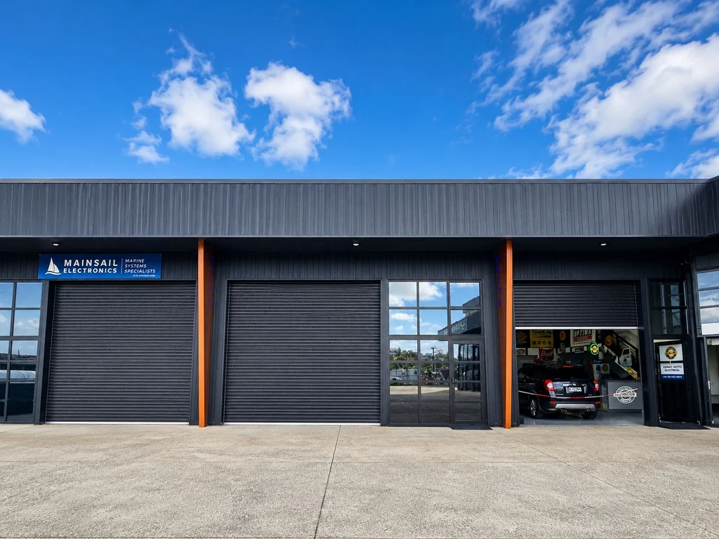 Stanmore Bay Modern Industrial Unit - Whangaparaoa