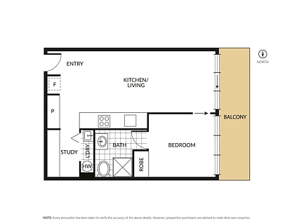 406/660 Blackburn Road, Notting Hill, Bayside, 1 રૂમ, 1 બાથરૂમ, Apartment