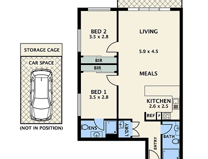 301A/59 Johnson Street, Reservoir, North Melbourne, 2 ห้องนอน, 2 ห้องน้ำ, Apartment