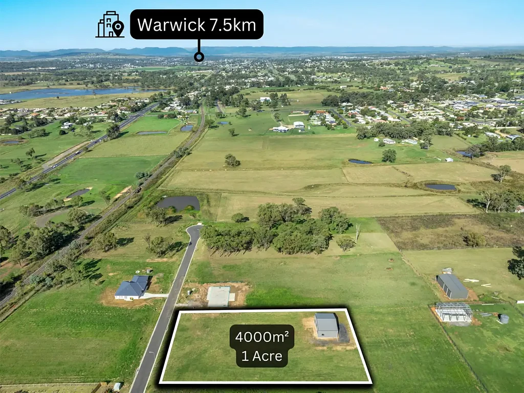 Rosenthal Heights OUTSTANDING LAND, SHED, BORE, 3Phase Power buy this RESIDENTIAL LAND