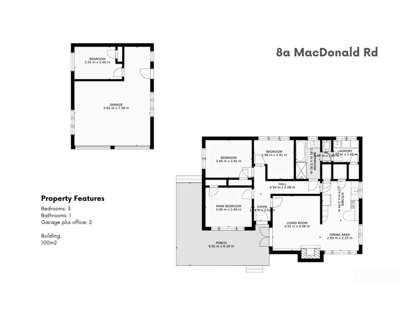 8A MacDonald Road, Hamilton, Waikato, 3房, 1浴, 独立屋