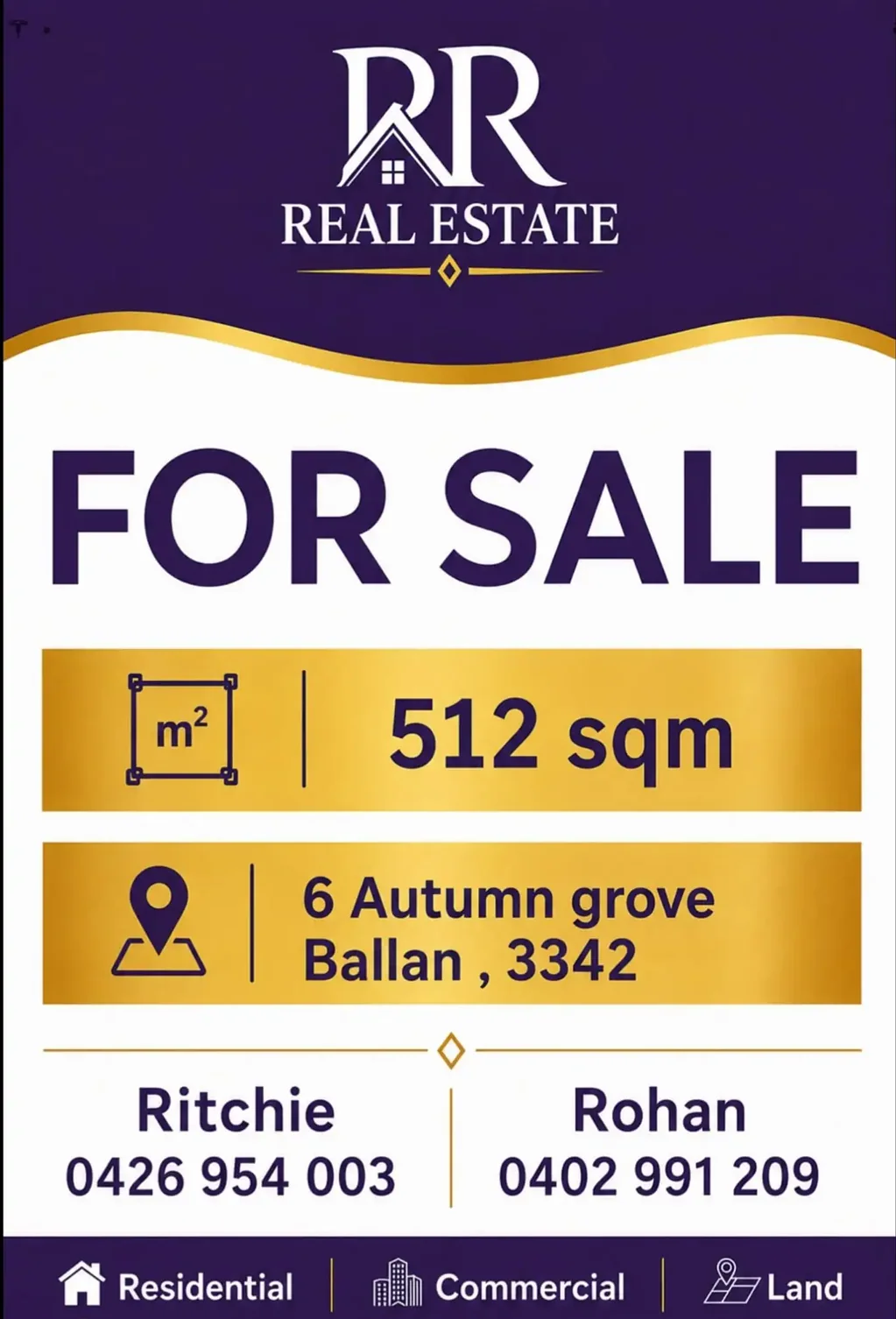 Ballan  Titled Block ready to build