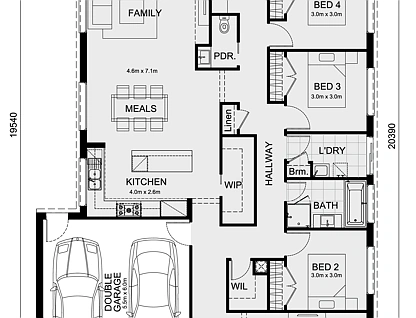 Lot 1429 Mossiface Drive (Allendale 253), Tarneit, South West Melbourne, 4房, 2浴, House