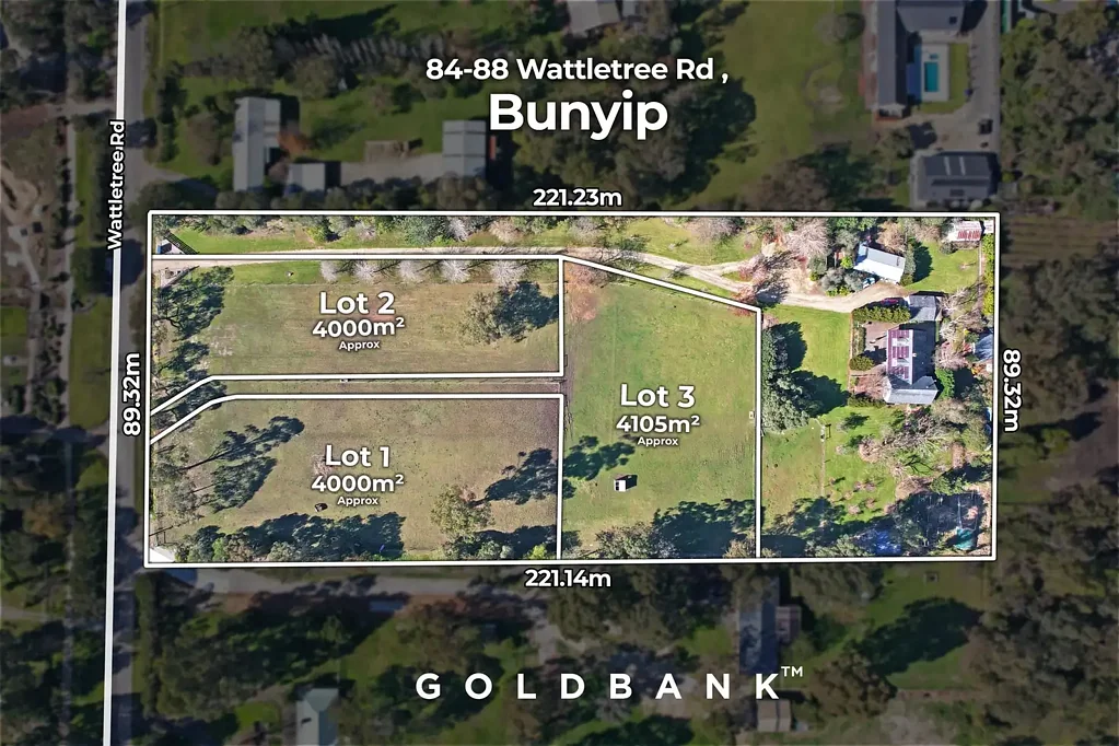 Bunyip Premium Park-Facing Lifestyle Blocks – 84–88 Wattletree Road, Bunyip VIC 3815