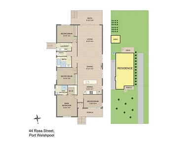 44 Ross Street, Port Welshpool, VIC 3965, 4 Bedrooms, 2 Bathrooms, House
