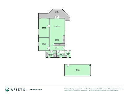 11 Kakapo Place, Taihape and Surrounds, Rangitikei, 2 غرف, 1 حمامات, House