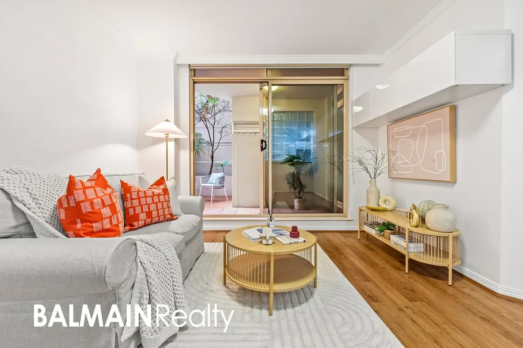 Rozelle 1房 滨水瑰宝 15平庭院 全屋木地板 豪华度假设施 宠物友好社区 Ground Floor Entertainer with Access to Resort Style Amenities
