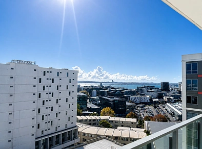 Fully Furnished One-Bedroom Apartment + Study with Harbour Views