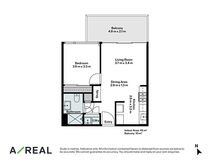 306/16 Lomandra Drive, Clayton South, South East Melbourne, 1 ਕਮਰੇ, 1 ਬਾਥਰੂਮ, Apartment