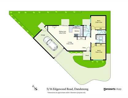 5/16 Edgewood Road, Dandenong, South East Melbourne, 2房, 1浴, Unit
