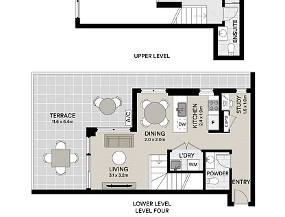 409/2-8 Hazlewood Place, Epping, Upper North Shore, 1部屋, 1バスルーム, Apartment