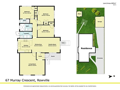 67 Murray Crescent, Rowville, VIC 3178, 3 rūma, 2 rūma horoi, House