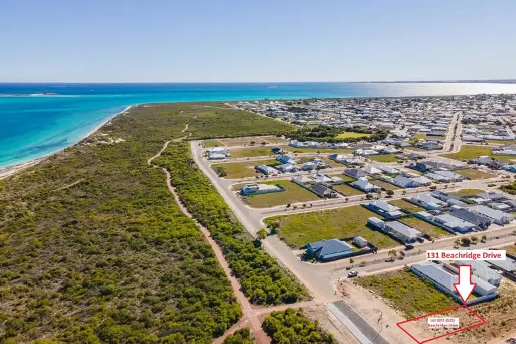 Jurien Bay VACANT LAND FOR SALE ON BEACHRIDGE DRIVE