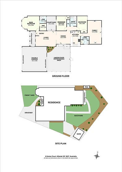 6 Hulme Court, Hillside, VIC 3037, 3房, 2浴, House