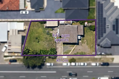 Georges Hall 3房 卓越土地 45米前沿 841平米 重建潜力 儿童友好后院 阳光充沛 舒适卧室 大量存储空间 紧邻肯塔基保留地 便捷生活配套 长期发展机会 Substantial 841sqm parcel with 45.2m frontage reveals a wealth of development possibilities