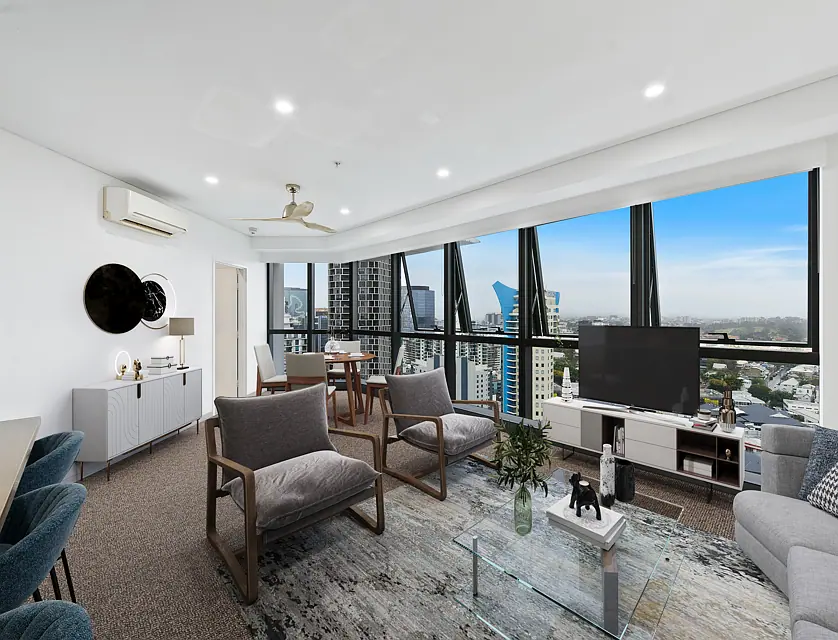 2703/501 Adelaide Street, Brisbane City, Brisbane - Inner City Region, 2部屋, 2バスルーム, Apartment