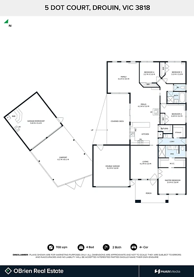 5 Dot Court, Drouin, VIC 3818, 4房, 2浴, House