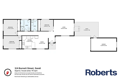 3/4 Burnett Street, Sorell, TAS 7172, 3 Schlafzimmer, 1 Badezimmer, Unit