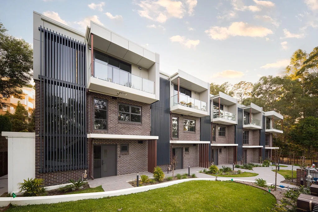 Killara 临公园 · 双砖 · 4卧室联排别墅 - The Origin Killara Parkfront · Double-Brick · 4-Bedroom Townhouse - The Origin Killara