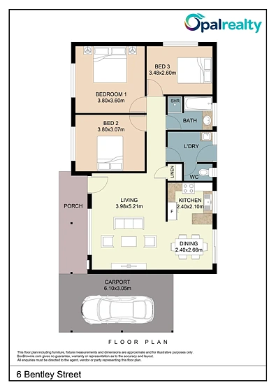 6 Bentley Street, Singleton, WA 6175, 3 habitaciones, 1 baños, House