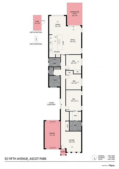 52 Fifth Ave, Ascot Park, SA 5043, 3 રૂમ, 2 બાથરૂમ, House