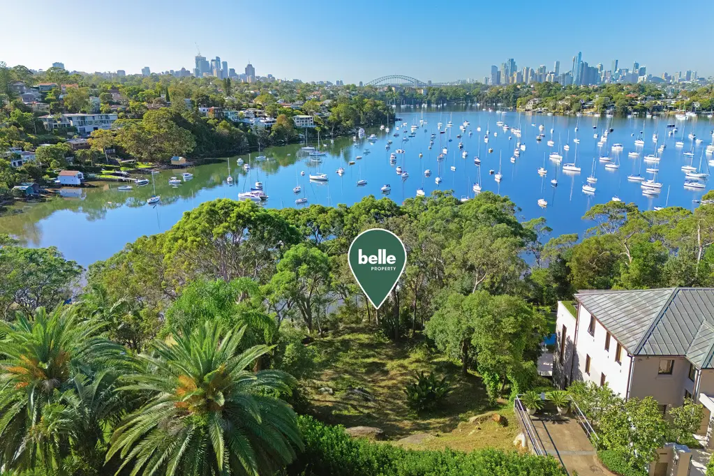Longueville Prime waterfront 1,218sqm block with boatshed and DA approval - ready for your dream development.