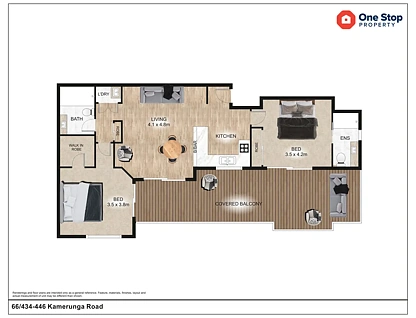 66/434-446 Kamerunga Road, Redlynch, Cairns, 2 phòng ngủ, 2 phòng tắm, Unit