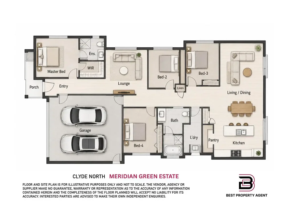 સરનામું રાખવામાં આવ્યું, Clyde North, VIC 3978, 4 રૂમ, 2 બાથરૂમ, House
