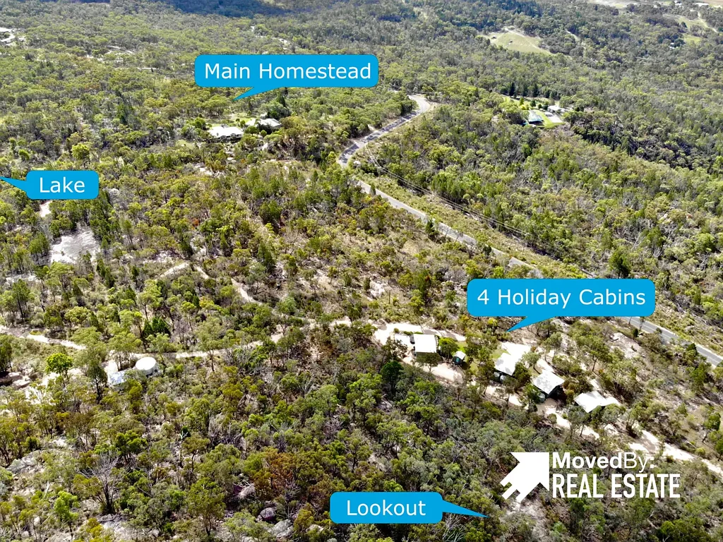 Glen Aplin Spacious Home with Holiday Cabins on 40 Acres – Lifestyle & Income Opportunity