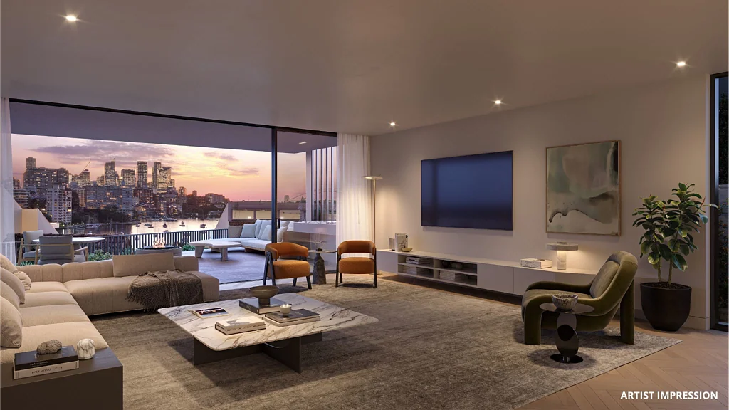 Darling Point 3غرفة نوم Residence 1 'Norfolk' ? Stunning Harbour Bridge and City Skyline views