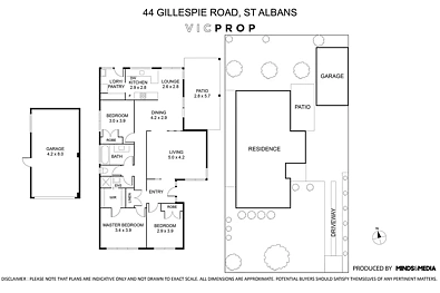 44 Gillespie Road, St Albans, VIC 3021, 3 Bedrooms, 2 Bathrooms, House
