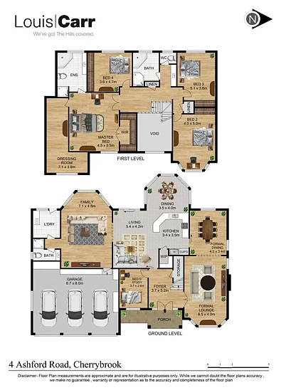 4 Ashford Road, Cherrybrook, NSW 2126, 5 habitaciones, 3 baños, House