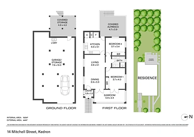 14 Mitchell Street, Kedron, QLD 4031, 2 Bedrooms, 1 Bathrooms, House