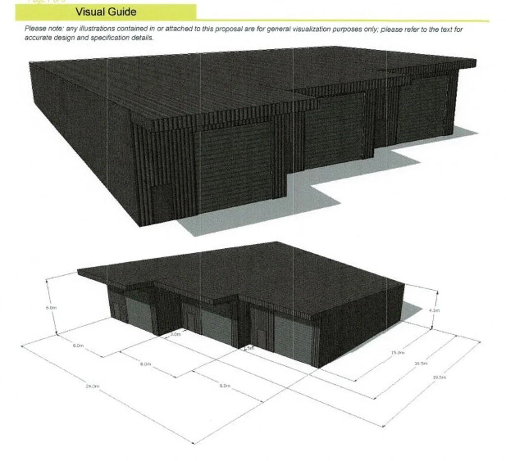 Waiuku Shed and yard