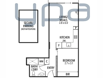 236/70 Nott Street, Port Melbourne, Melbourne CBD, 1 રૂમ, 1 બાથરૂમ, Apartment