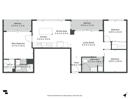 409/27 Union Street, Auckland Central, Auckland City, 3 ਕਮਰੇ, 2 ਬਾਥਰੂਮ, Apartment