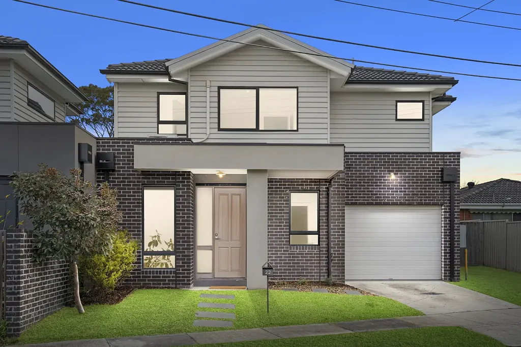 Keysborough 3部屋 Contemporary Elegance in a Connected Family Setting
